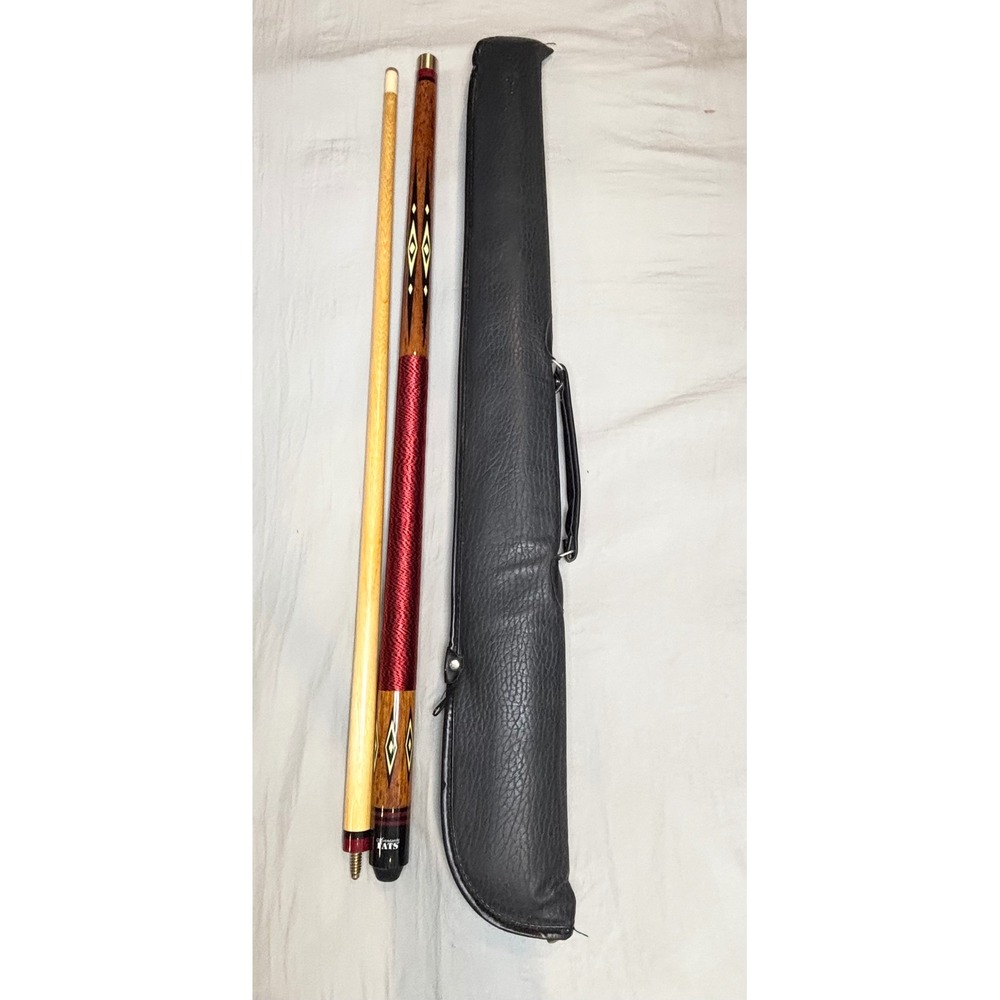 Minnesota Fats 2 Piece Billiard Cue Pool Stick  57 inch 17.9 oz red